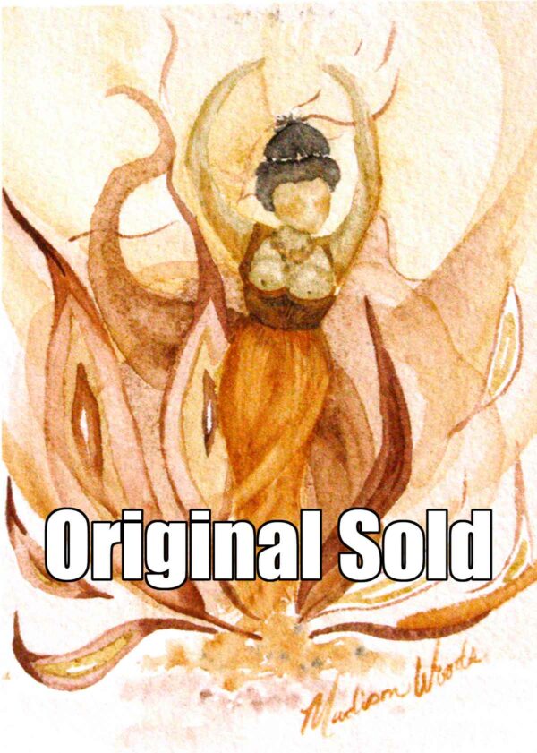 The original painting of Inanna on Fire has been sold.