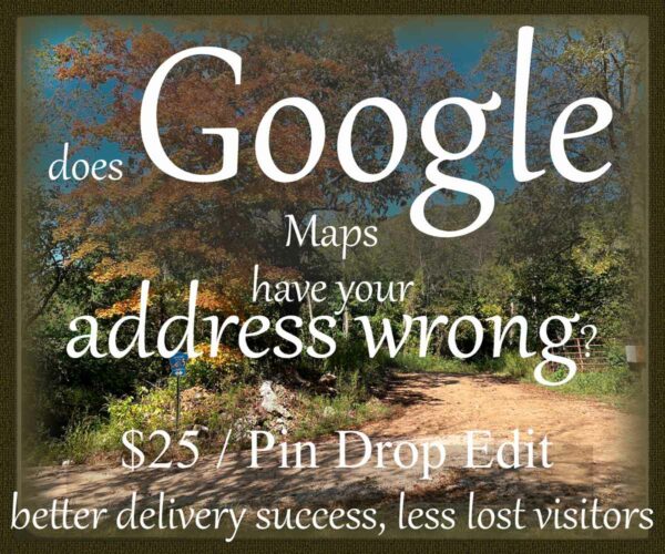 Google Map Edits