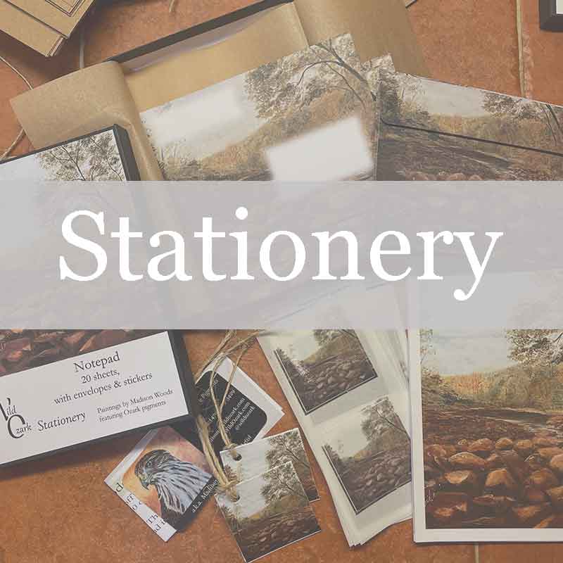 Stationery featuring original artwork by Madison Woods of Wild Ozark.